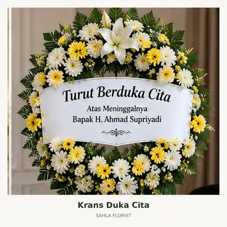 Krans Bunga Duka Kutai Kartanegara